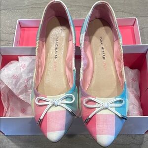 Colorful Plaid Women's Ballet Flats